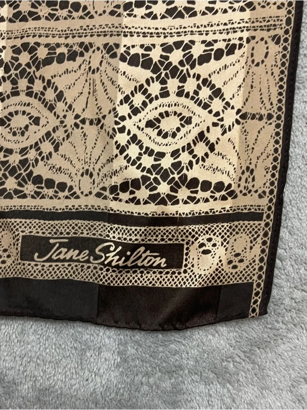 Jane Shilton Vintage Silk Scarf Multicolour Rectangle